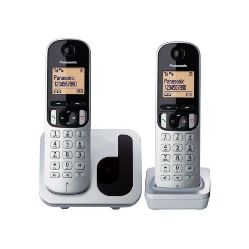 Teléfono PANASONIC KXTGC212SPS Duo Gris