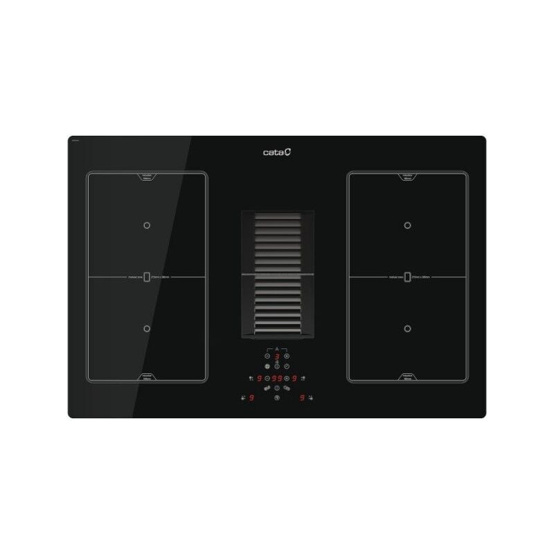 Placa Inducción Extractora CATA AS750/B Flex 77cm