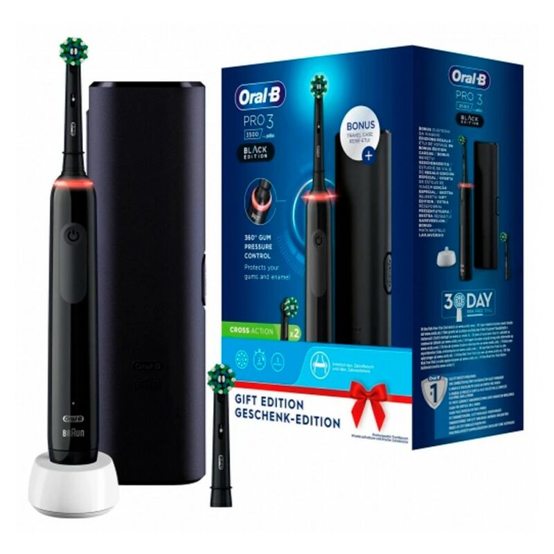 Cepillo Dental ORAL-B Pro 3 3500 Negro + Estuche