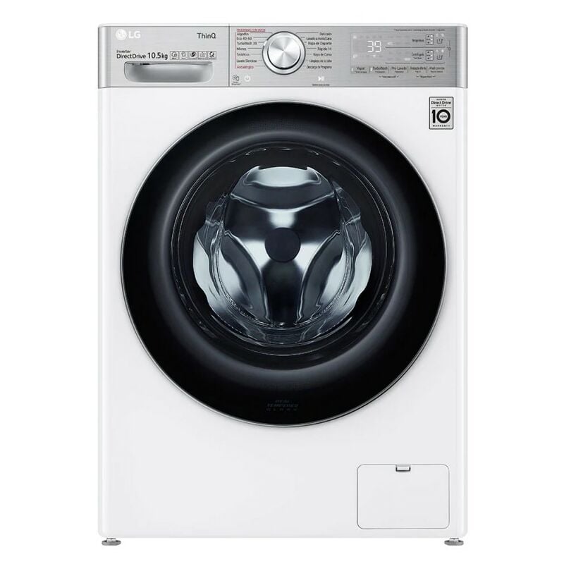 Lavadora LG F6WV9510P2W Blanco 10,5Kg WiFi Autodis Vapor (subida, instalación y retirada incluida)