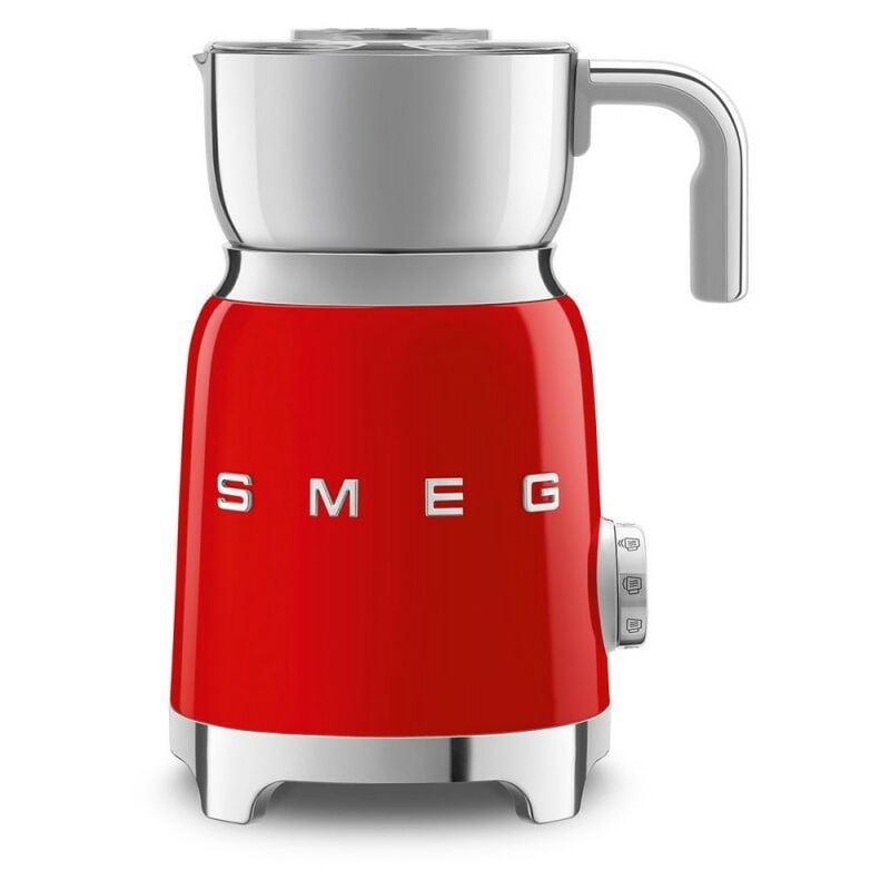 Smeg Mff11rdeu Rojo espumador 500w leche con sistema capacidad recipiente 600 ml para 250gr 8