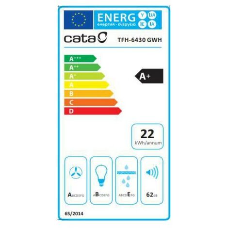 Campana Telescópica CATA TFH 6430 GBK 60cm Negro