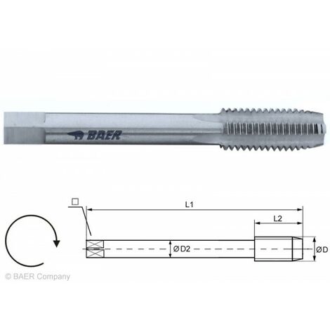 6 Pz M3-M10 Filettatura HSS Combinazione Punta Da Trapano Set - Foto 2