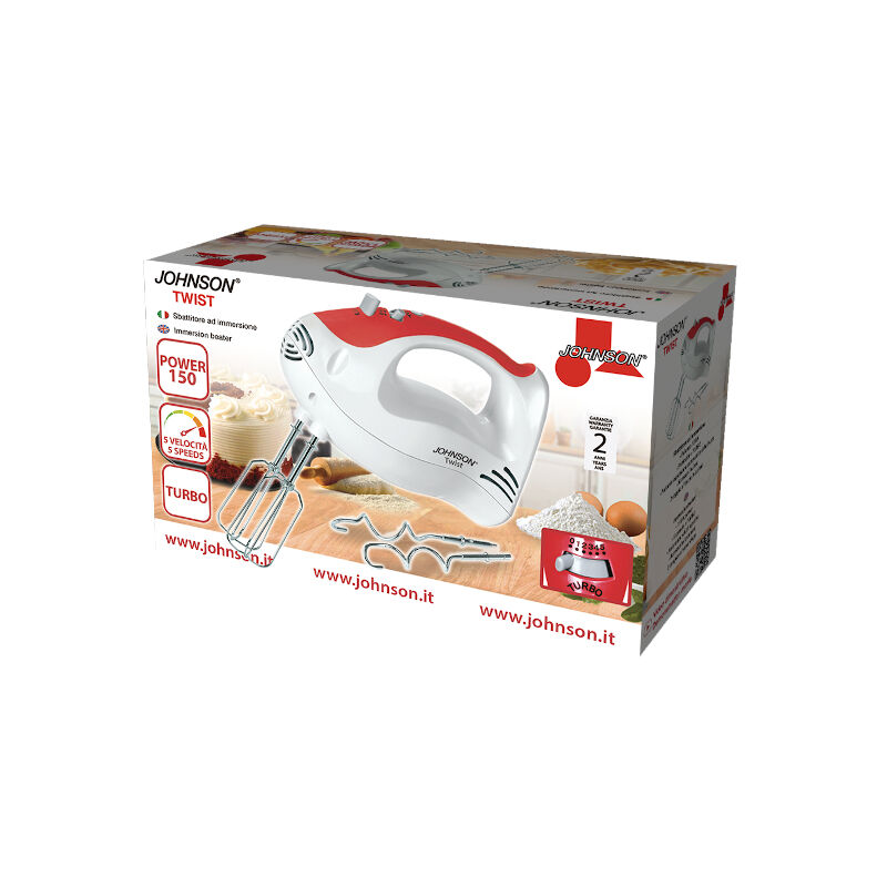 robot da cucina multifunzione 5,5l 1500w rosso - bat-1519bm