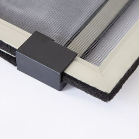 ZANZARIERA ESTENSIBILE CON SPAZZOLA SILVER 50X70 IN ALLUMINIO RETE FIBRA VETRO