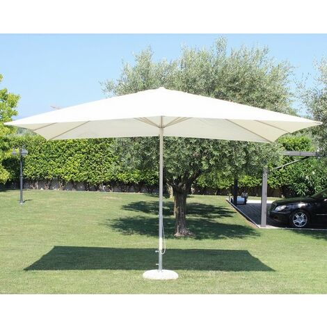 Ombrellone a sbalzo regolabile NH - Tela quadrata 300 x 300 cm - Tela color tortora | Leroy Merlin
