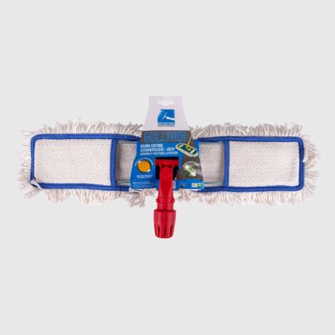 Scopa Industriale In Cotone Soft 60 Cm - Per Superfici Ampie, Negozi, Scuole
