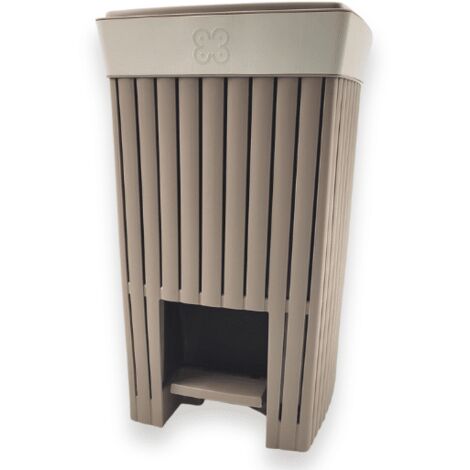 Pattumiera Con Pedale MSV 5 Litri - Acciaio Inossidabile, Design Moderno Per Bagno E Cucina - Foto 9