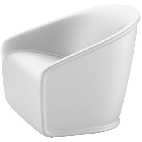 POLTRONA SETTEMBRE POLIETILENE 81X78X70 BIANCO USO ESTERNO