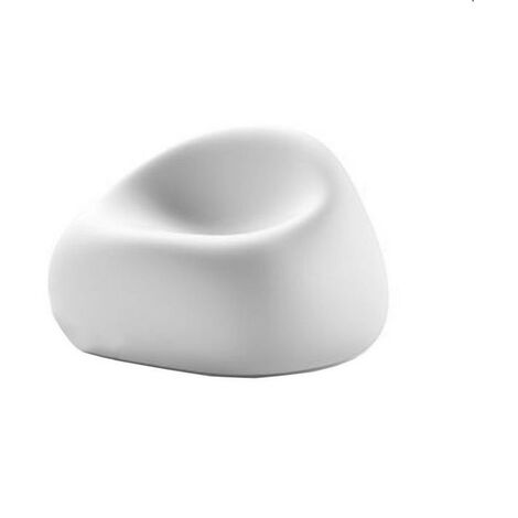 POLTRONCINA GUMBALL IN POLIETILENE 92X86X65 BIANCO USO ESTERNO