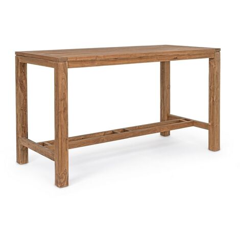 Tavolo da bar "Maricruz New" in legno teak ecologico, per 8 persone, 180 x 80 cm (1/5)