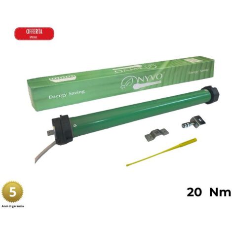 Motore tapparella 40 kg - 20 Nm STAFFA REGOLABILE INCLUSA Motori per tapparelle elettriche Avvolgibili