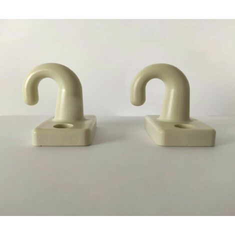 Ganci a Pavimento per Tende da Sole Esterne a Caduta Ricambio Vari Colori Coppia