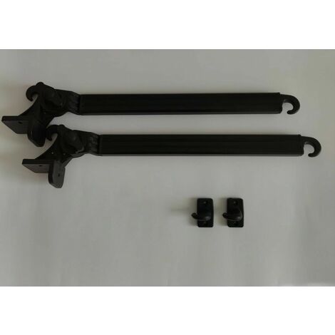 BNGGOGO Staffa Per Piante Da Parete A Forma Di Luna E Sole – Ganci In Alluminio Massiccio 33 Cm, Portata 54 Kg – Resistente Alla Ruggine Per Fiori, Mangiatoie E Lanterne - 4