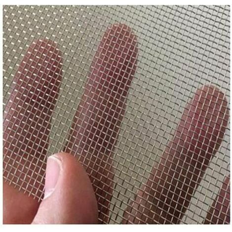 Rete Zanzariera 60 cm X 100 cm Acciaio Inox AISI 316  Americana 18/16