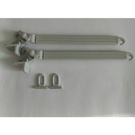 Braccetti per Tende da Sole in Alluminio 50 cm Coppia Kit con Occhioli Vari Colori (1/3)
