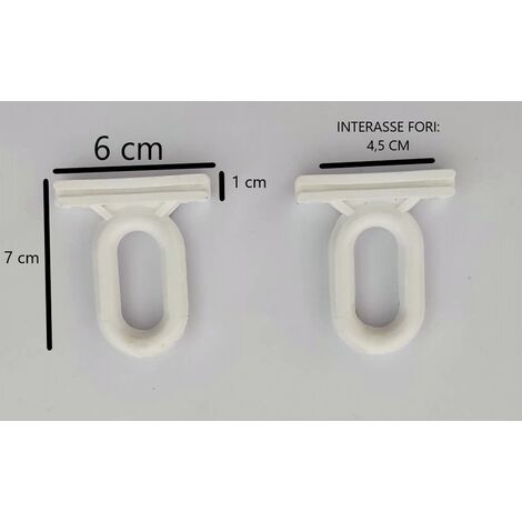 Braccetti Per Tende Da Sole In Alluminio 50 Cm Coppia Kit Con Occhioli Vari Colori 60273773