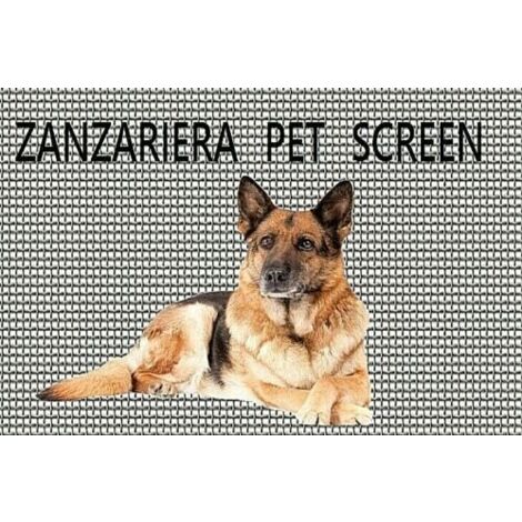 Rete Zanzariera 180 cm X 200 cm Antigraffio Pet Screen Americana Nera