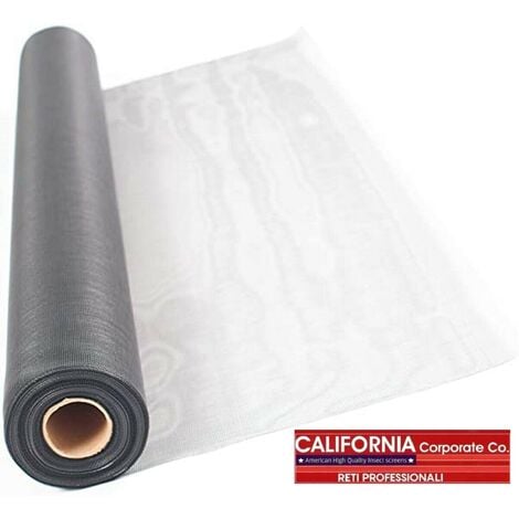 Rete Zanzariera 180 cm X 10 metri Fibra Vetro Americana 18/16