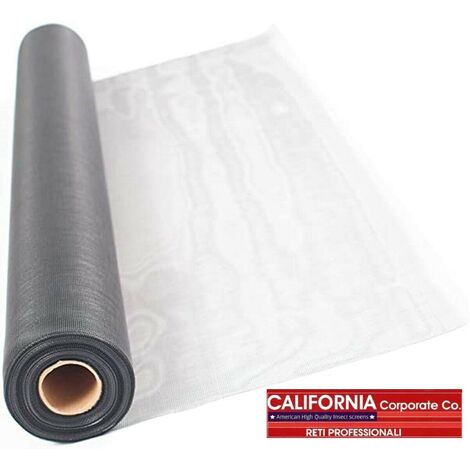 Rete Zanzariera 120 cm X 300 cm Fibra Vetro Americana 18/16
