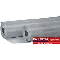 Rete Zanzariera 120 cm X 200 cm Alluminio Americana 18/16 Grigia