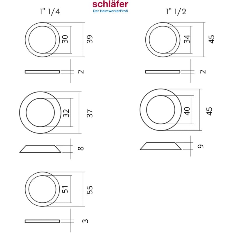 Schläfer 1824 - Guarnizioni idrauliche verdi 3/4, Guarnizioni Piatte per  sanitaria, Parti di Rubinetti, Raccordi Acqua potabile, Caldaia, impianti  Sanitari di Riscaldamento. Conf 5PZ : : Fai da te