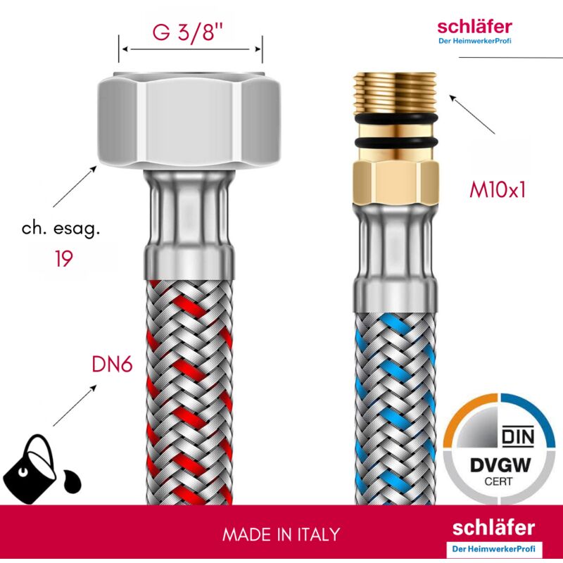 GEBERIT TUBO FLESSIBILE RACCORDO RUBINETTO GALLEGGIANTE - Foto 10