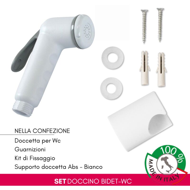 Doccetta Bidet Portatile AIVORO - Acciaio Inox 304 - Pressione Regolabile - Per WC E Lavandino - Foto 2