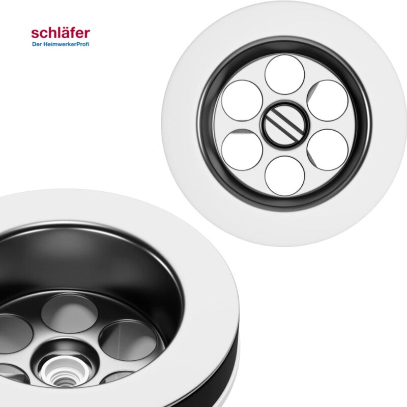 WUBAYI Filtro per lavello da cucina, set di filtri per lavello da cucina in acciaio inox, universale anti-intasamento, filtro di scarico per lavello