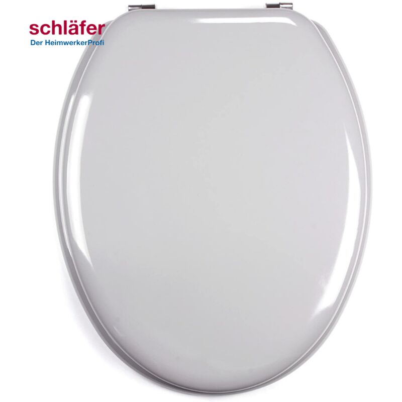 Sedile Universale Per WC Fontastock FSKFWC006, Plastica, Con Coperchio A Cerniera, 300x460 Mm, Viti Incluse