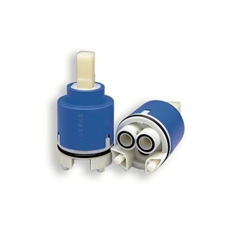 Cartuccia Miscelatore Kerox K40-B 40mm - Ricambio Per Rubinetti Cucina E Bagno, Ceramica A 2 Piedini - Foto 7