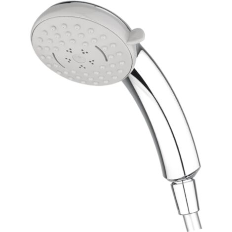 Schläfer 8195000 Manopola Doccia Grande G 1/2 pollici, Diametro 100mm, Soffione Doccia Cromato 3 Modalità Spray, Doccetta Universale München Soffione Multigetto 3-getti Massaggio