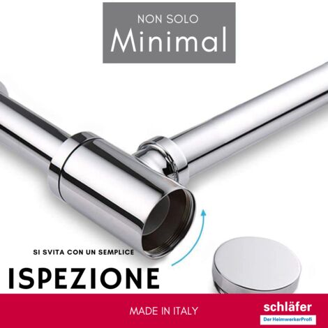 Kit 4 Sifoni Per Lavabo In Acciaio Inossidabile - 200mm E 300mm Per Bagno, Cucina E Bidet - Foto 2