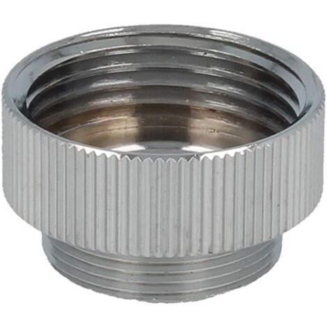 Schläfer 617510  Adattatore Idraulico 3/4 femmina, 3/4 " Femmina x 1/2" Maschio, Riduttore in Ottone Cromato per Flessibile Doccia, Adattatore Flessibile Idraulico, Guarnizione Inclusa