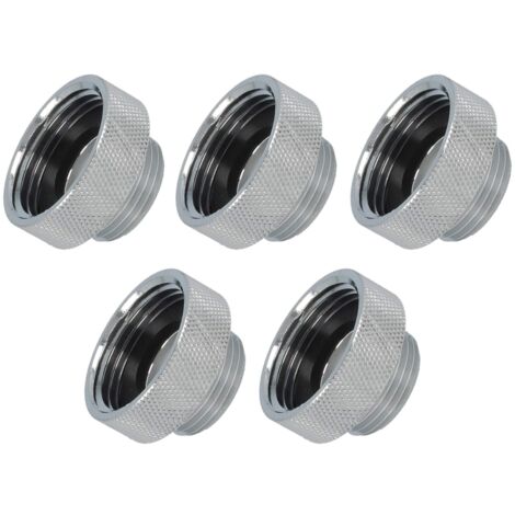 Schläfer 614115  Adattatore Rubinetto Maschio Femmina, Filetto m22x1 Interno x 1/2 Esterno, Riduttore in Ottone Compatibile con Aeratore Neoperl 5 Pz.