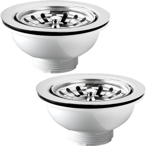 Tête De Soupape De Rechange Avec Vis De Montage, Pour Les Soupapes D'écoulement Des éviers, 70 Mm - 1 1/2 Pouce, SS201 Tête De Soupape En Acier Inoxydable, Vis M6x70 évier - 11