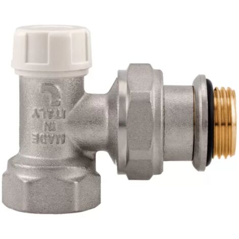 Robinet D'arrêt (valve) Angulaire Rétro En Laiton Pour Lavabo De Salle De Bain - Finition Dorée/laiton