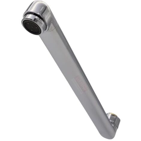 Schläfer 400425 Canna per Rubinetto Cucina, Capacità di Rotazione a 360°, Raccordo 3/4", Lunghezza 250mm, per Miscelatori a Parete, Finitura Cromata