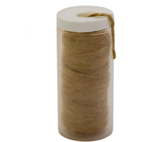Schläfer 185212 Canapa Idraulica Isolante Fornita in Pratico Dispenser (40gr), Canapa per Uso Idraulico Pettinata Fermit, Utile per Sigillare Raccordi tra Tubi, Rubinetti e Giunzioni Idrauliche