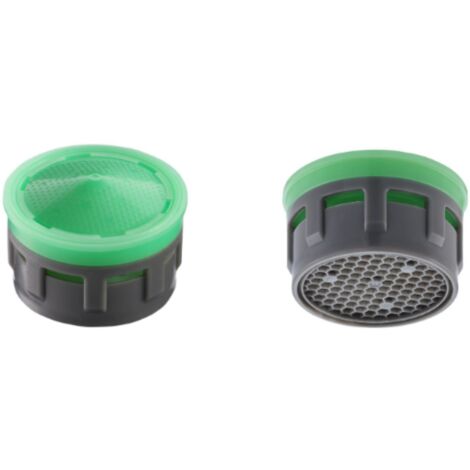 Schläfer 1802212  Cartuccia Filtro Rubinetto Universale, Inserto per Aeratore Perlator DL M22x1 / M24x1 Classe Z, 7 lit/min anticalcare adatto per Aeratore Risparmio acqua NEOPERL HONEYCOMB -2PZ