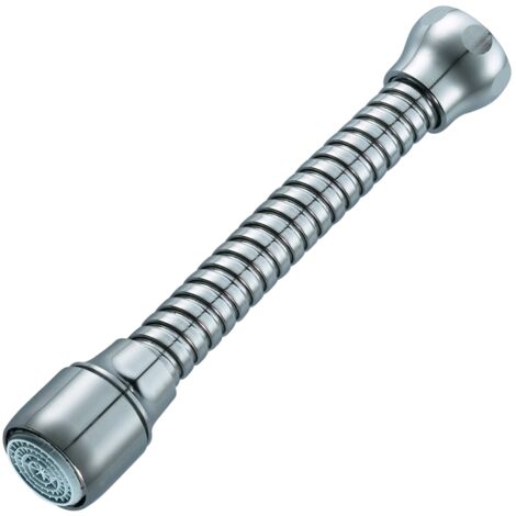 Schläfer 121510  Aeratore Universale M22 con Tubo Flessibile Cromo per Rubinetto, Filtri Rubinetti Lavandino, Rompigetto filetto femmina M22x1 Compatibile con Neoperl Risparmio Acqua.
