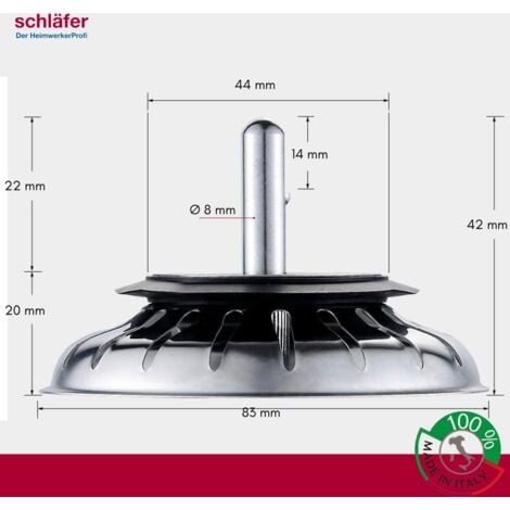 Schläfer 4395026 | Siphon Pour Vidange Lavabo Salle De Bain, Cuisine Et Buanderie, Siphon De Gain