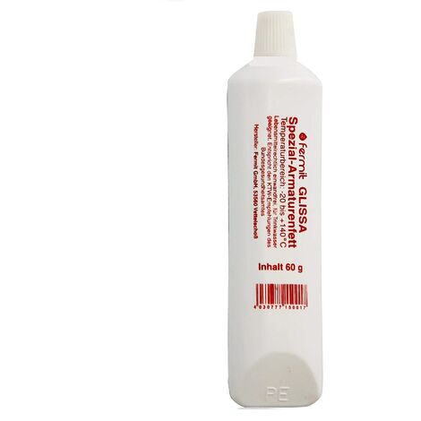 Schläfer 185702  Grasso per rubinetti, Lubrificante Glissa special Fermit adatto per miscelatori, tubi, raccordi e guarnizioni a contatto con alimenti e acqua potabile approvato NSF