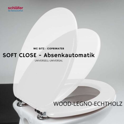 Copriwater Universale Casaria Con Doppia Chiusura Silenziosa - Design Bianco Elegante Per Il Bagno - Foto 8