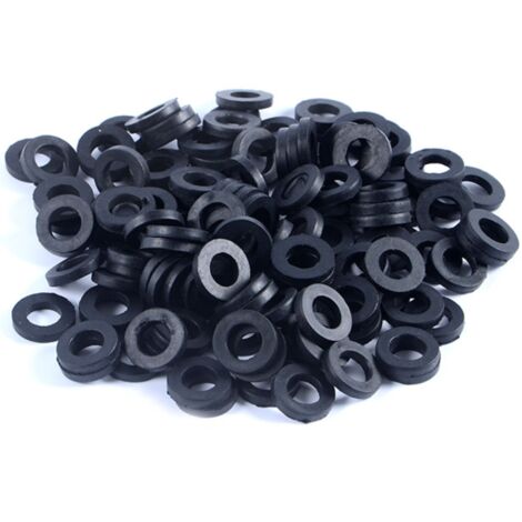 Schläfer 1833  Set Guarnizioni per Aeratore e riduzione M22 Rubinetto acqua Bagno e Cucina, Guarnizioni idrauliche in Gomma piatta M22(i) x h 2.5mm - Conf. 50Pz (1/5)