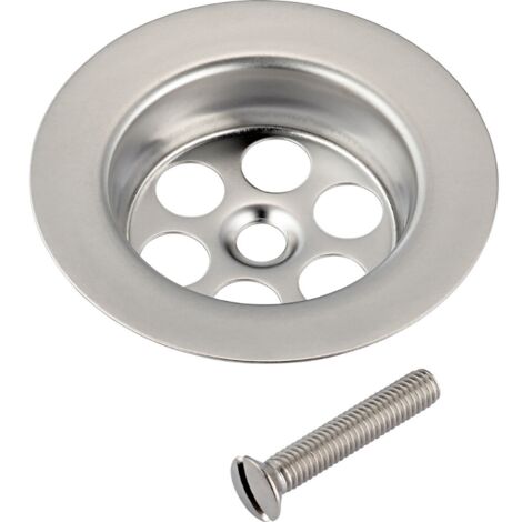 Schläfer 4397192  Filtro a Cestello per Piletta Scarico Lavandino 1 1/4", Ø Esterno 63mm, Ø Interno 43mm, con Vite in Acciaio Inox M6 Lunghezza 70mm, Compatibile con Tappo da 39/43mm
