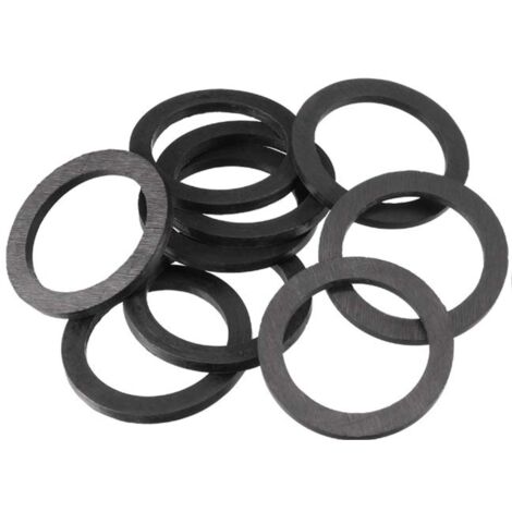 Schläfer 184710 Guarnizioni Idrauliche Universali in Gomma per Sifone da 1"1/2, Altezza 3 mm, Compatibili con Lira e Rondella per Scarico Lavandino Cucina e Bagno, Confezione da 5 Pezzi