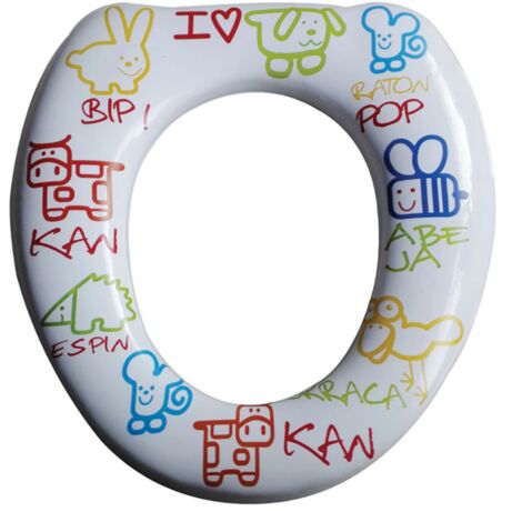 Schläfer 4630105 Sedile Wc per Bambini in Gomma Morbida, Riduttore Water Universale per Bambini, Copriwater Tavoletta Wc Bambini Portatile (1/5)