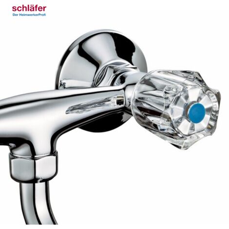 Gruppo Lavello A Parete Con Interasse Variabile 130-200mm - In Ottone Cromato