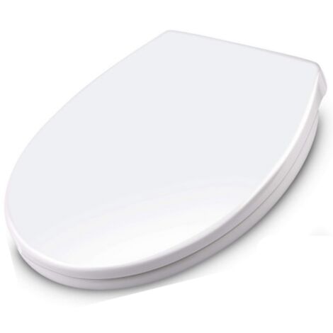 Schläfer 4637201 Sedile Copriwater Soft Close ammortizzata Fissaggio Rimovibile Take Off Sedile Wc Universale in Duroplast Bianco funzione Quick Release, Mod. Monza